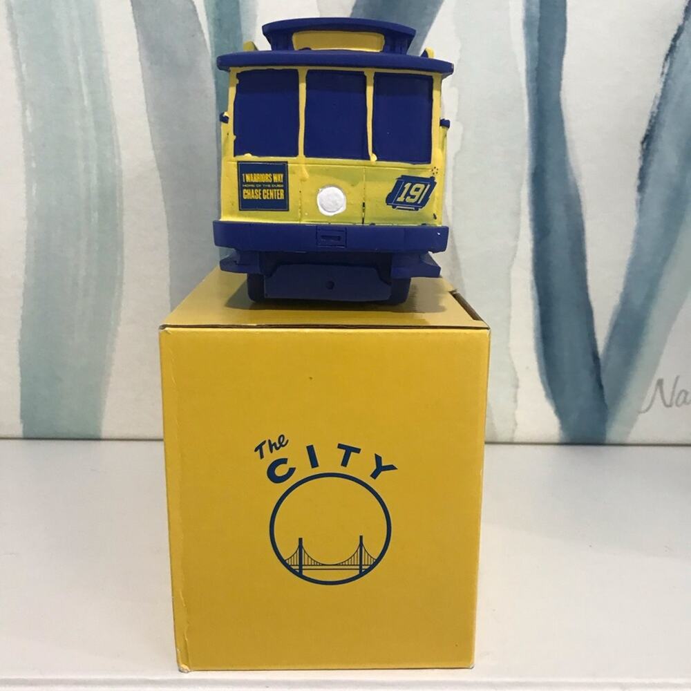 Golden State Warriors Cable Car Trolley Limited Edition Chase Center Collectible - Picture 4 of 8